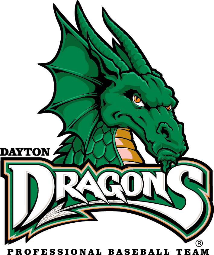 Dayton Dragons Professional Baseball Team logo